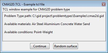 Window created in the cmas2d.tcl example file